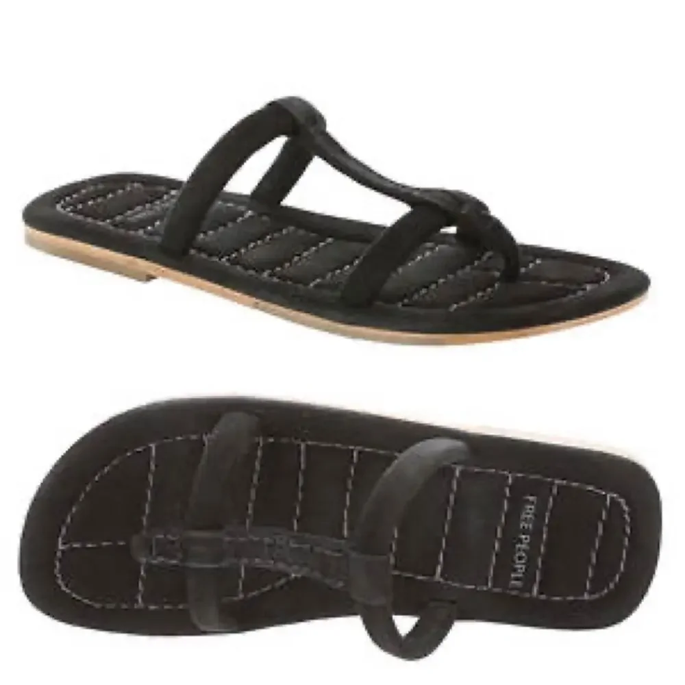 Free People Hadden Sandal Black Strap
